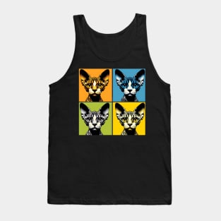 Devon Rex Pop Art - Cat Lovers Tank Top